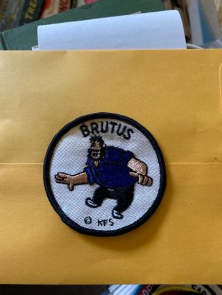 Vintage 1970’s Brutus From Popeye Cloth Patch