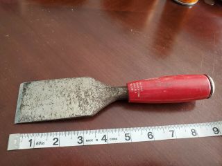 Red Devil Everlast Chisel 2 " Wide Glaziers Woodworking Tool Glass Tool