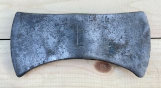 Vintage Double Bit Collins Axe Head.  Solid Tool,  Woodworking,  Camping.
