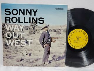 Sonny Rollins Way Out West Lp 1988 Contemporary Ojc 337 Remastered Near