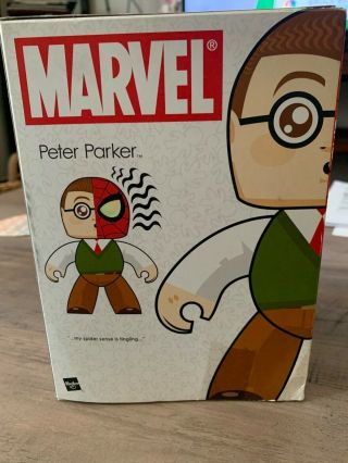 San Diego Comic Con 2009 Peter Parker Mighty Muggs figure,  never opened 2