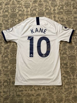 Harry Kane Tottenham Hotspur White Nike Dri - Fit Jersey Shirt Size Small 10