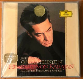 Karajan / Beethoven 9 Symphonien Stereo Import Box Set Rare Near -