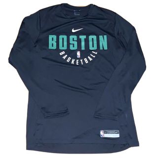 Nike Boston Celtics Long Sleeve Shooting Shirt Men’s Sz L Engineered Authentics
