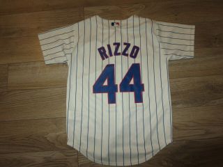 Anthony Rizzo 44 Chicago Cubs Mlb Majestic Jersey Youth S 8 Small