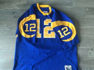 Mitchell & Ness Throwback 1974 Los Angeles Rams James Harris 12 Jersey 2