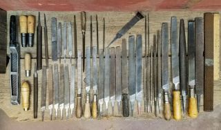 Vintage Tools Metal Files Blacksmith Machinist Rasps Bastards Simonds Nicholson