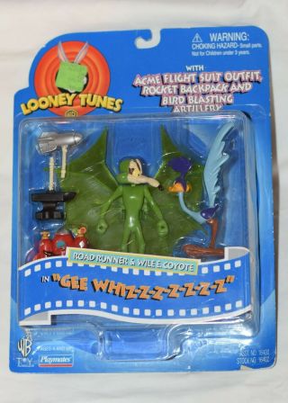 1997 Looney Tunes Road Runner & Wile E.  Coyote Playmates Gee - Whiz - Z - Z - Z - Z - Z - Z