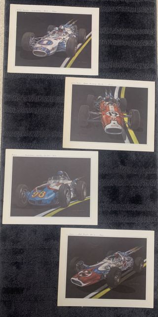 Vintage Prints Indy Car Aj Foyt Parnelli Andretti Clark Indy 500