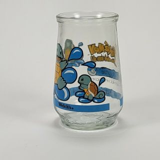 1999 Nintendo Pokemon 07 SQUIRTLE Promotional Welch’s Jelly Jar Juice Glass 2