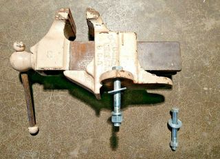 Vintage Reed No.  103 1/2 R Bench Vise 3 1/2” Jaws