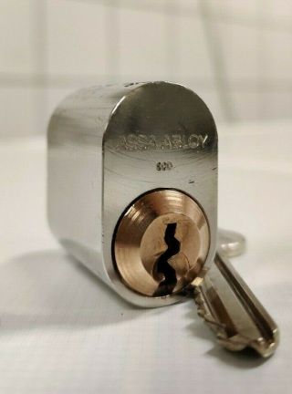 Assa 700 High Security Lock 1 Key Locksport Collectible Abloy