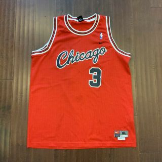 Vintage Tyson Chandler 3 Chicago Bulls Nike Swingman Jersey Xl Nba Stitched