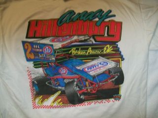1995 Andy Hillenburg Stp 2 Vintage World Of Outlaws Sprint Car T - Shirt Xl Woo