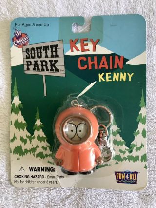 1998 South Park Kenny Keychain Comedy Central (fun 4 All) In Package