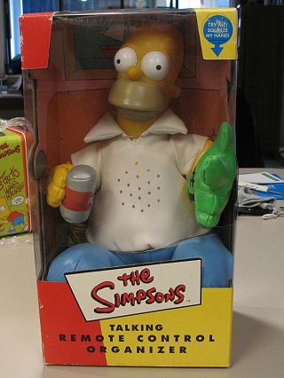 The Simpsons Talking Remote Control Organizer Homer 2002