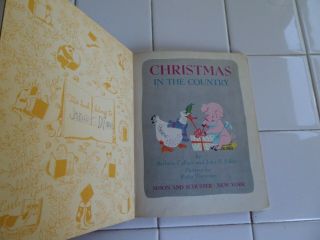Christmas In The Country,  A Little Golden Book,  1950 (A ED:VINTAGE Children ' s) 3