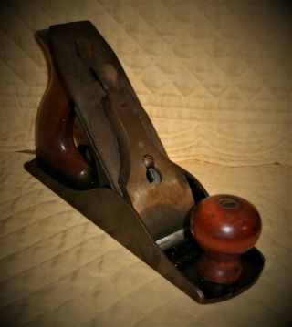 Hand Plane Union Mfg Co Britain Ct Wood Work Tool Old Vintage 9 " Long 2 " Cut