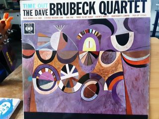 The Dave Brubeck Quartet - Time Out - 1962 Uk Mono Cbs ‎– Bpg 62068 (cl 1397)