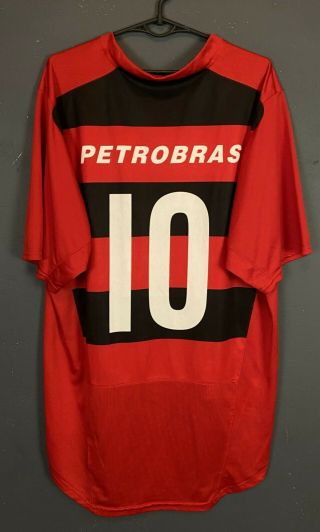 Men Nike Fc Flamengo 2005/2006 Home Soccer Football Shirt Jersey Maillot Size Xl
