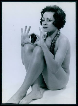 E44 Exertier Nude Woman Stripper Pinup Cabaret Dancer Pin Up 1960 Photo
