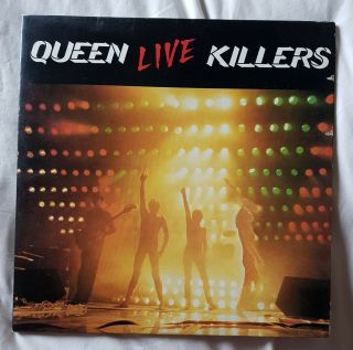 Queen Live Killers 2 X Vinyl Lp 1979 Green/red Inner Gatefold Double Rock Album