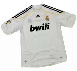 Adidas Real Madrid 2009/2010 Home Soccer Jersey Men’s Size Large Football