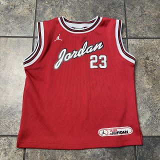 Kids Vtg 90’s Air Jordan Chicago Bulls Michael Jordan Basketball Jersey Size 5