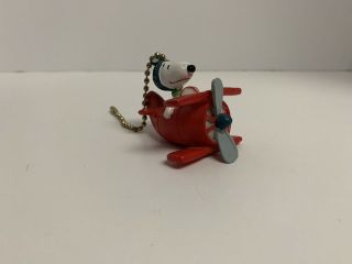 Vintage Peanuts: Flying Ace Snoopy Fan Pull