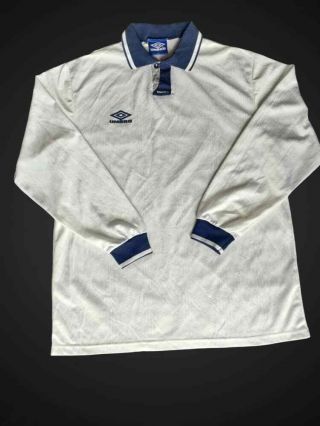 Rare Vintage Jersey Football Shirt Umbro Made In England Size Xl