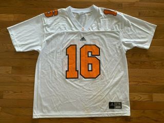 Peyton Manning 16 Adidas Tennessee Volunteers Vols Football Jersey Sz Xl Mens