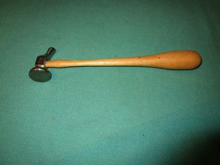 Vintage Polished 5 Oz Planishing Hammer - Has Brand On It