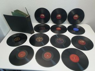 Vintage 78 Rpm 10 " Record Bundle & His Master 