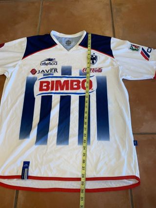 VTG 2004 Men´s Atletica Rayados Monterrey Sz XXL Soccer Jersey Futbol Mexico 3