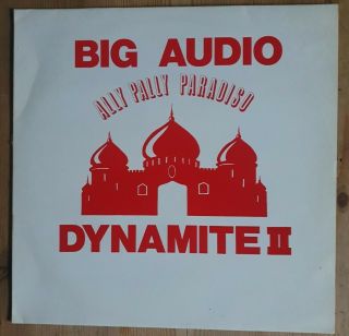 Big Audio Dynamite Ii " Ally Pally Paradiso " Promotional Vinyl Lp Cbs Bigll 1990