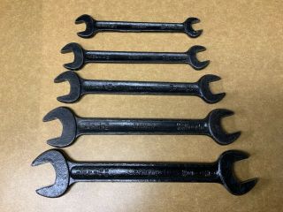 Vintage (Set of 5) - Slim Wrenches (Made In England) 2