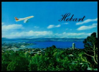 Tasmania • Modern (1970s?) Hologram Postcard • Wrest Point Casino,  Hobart