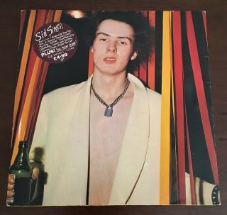 Sid Vicious - Sid Sings 1st Greek Press Vinyl 1980 Lp Rare Sex Pistols Vg,  /vg,