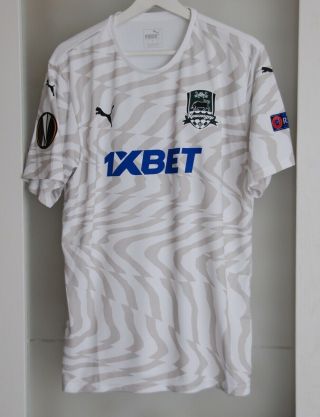 Match Worn Shirt Krasnodar Russia Europa League Belarus National Team Size L