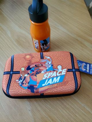 Space Jam A Legacy Pencil Case And 3.  5 Oz Aluminum Water Bottle