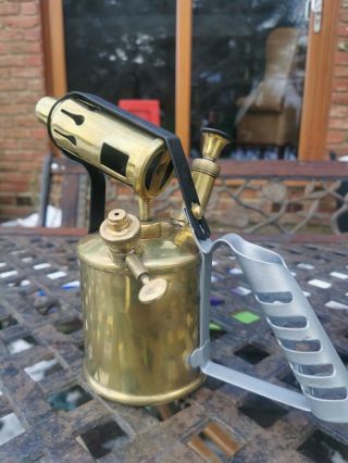 Vintage/antique Brass Blow Torch - T.  E.  Bladon & Sons 1930s -