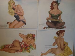 (4) Vintage Double Sided 1960 