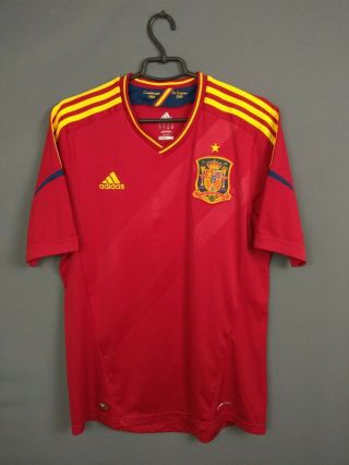 Spain Jersey 2012/13 Home Large Shirt Mens Camiseta Football Adidas X10937 Ig93
