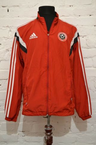 Sheffield United Football Training Jacket Soccer Pre Match Adidas Mens M