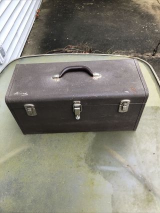 Vintage Kennedy Model K - 20 Metal Tool Box 20” W/ Removable Tray Machinist