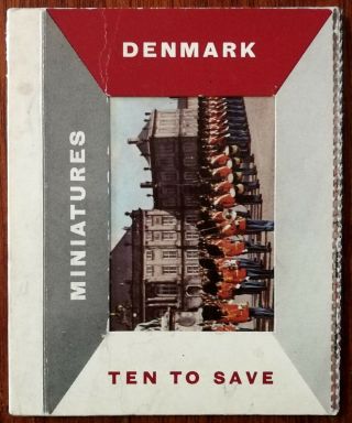 Denmark,  Miniatures,  Ten To Save,  Photog Card Book