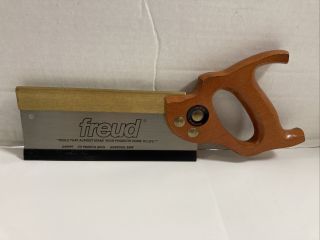 Freud 8 " Brass Back 20 Ppi Dovetail Saw Made In England With Guard