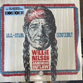 Willie Nelson American Outlaw All - Star Concert Celebration Lp Rsd Drop 2
