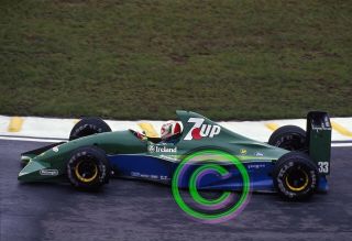 Racing 35mm Slide F1 Andrea De Cesaris - Jordan 1991 Brazil Formula 1