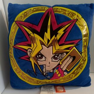 Vintage Yu - Gi - Oh Pillow Blue Kazuki Takahashi 1996 Yugioh Anime 14”x14” Pharaoh